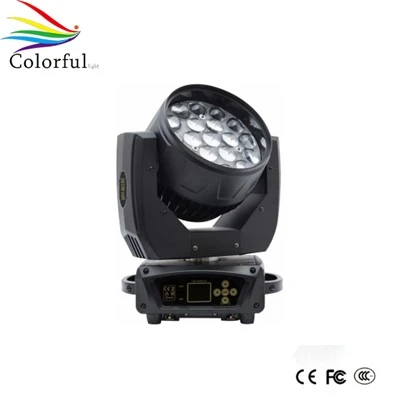 19x 15 W-os LED zoom mozgó fejlámpa